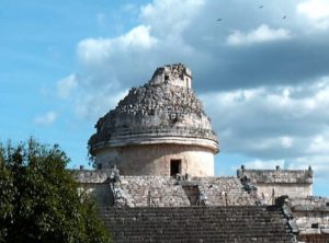 The Observatory at Chichen Itza, Yucatan
