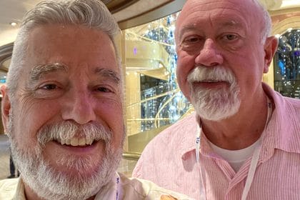 Don and Dwaine aboard a Princess cruise