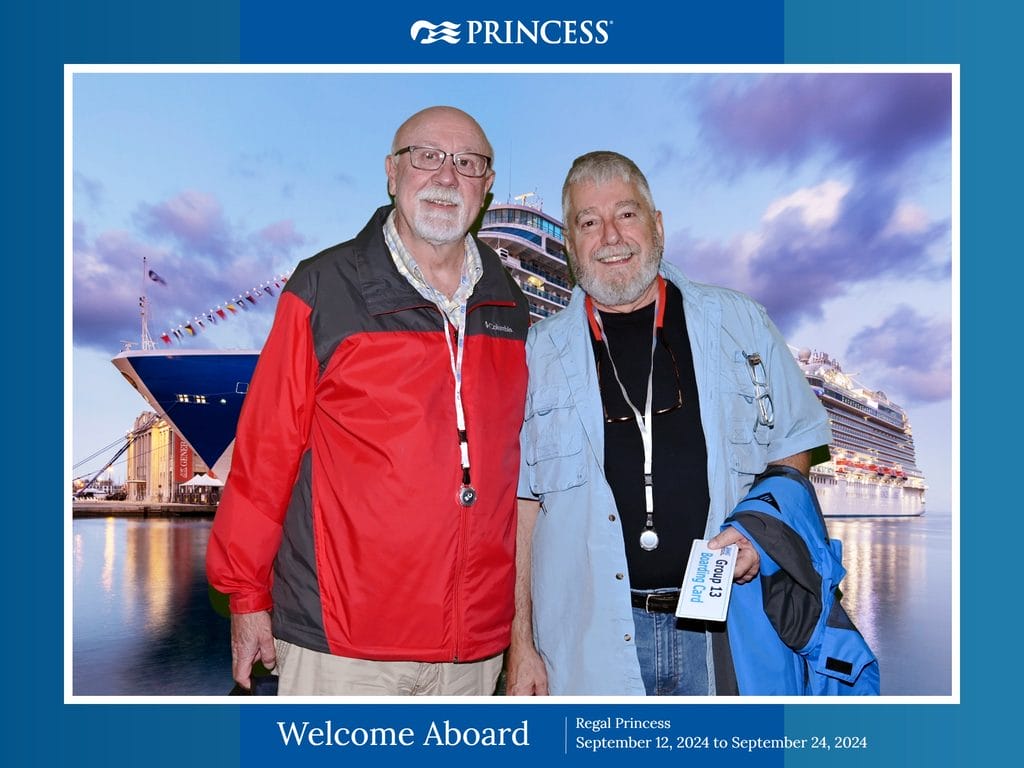 Don and Dwaine of Cowboy Concierge on embarkation day